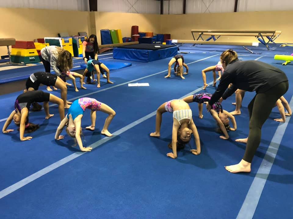 Siouxland Gymnastic Academy Instructors and Students