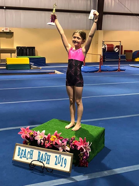 Beach Bash 2019 Girl on Podium